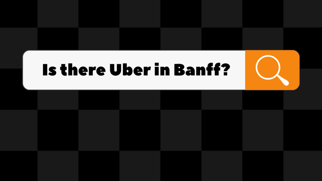 is there uber in banff