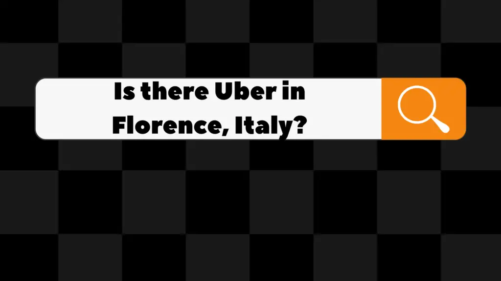 is there uber in Florence, italy