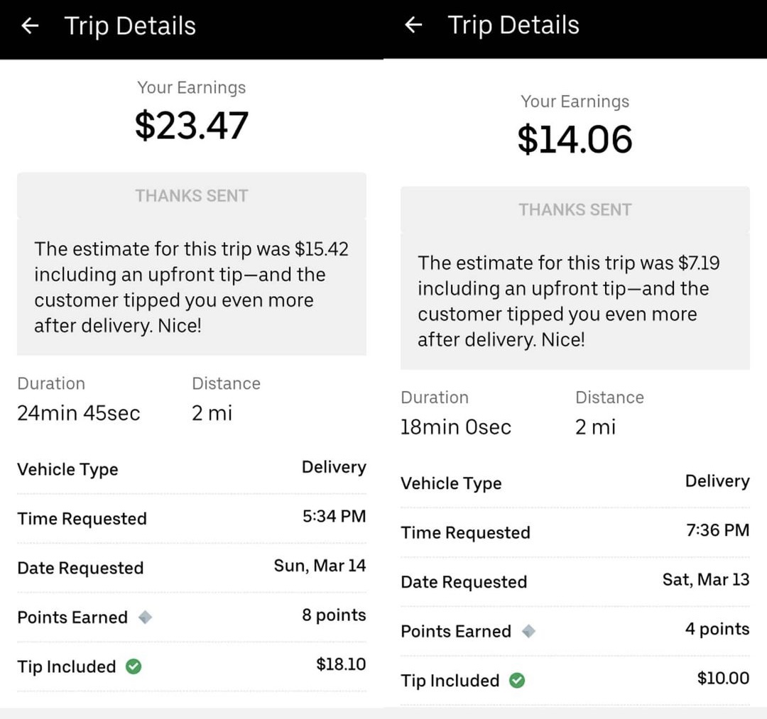 how much can you make qith uber in dallas