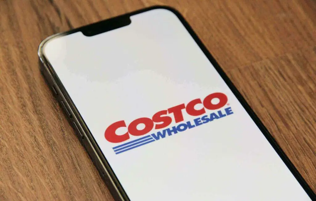 Costco app opened on a smartphone